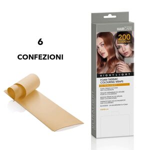 6 confezioni di Fogli termici in foam per colorazioni Oro