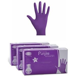 GUANTI MONOUSO IN NITRILE PURPLE NON TALCATI ROIAL 5 STELLE ALTAMENTE PROFESSIONALE