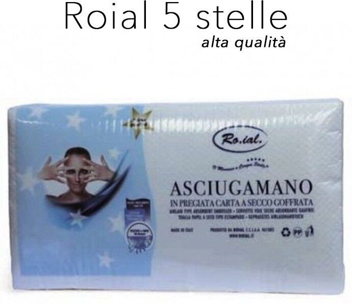 ASCIUGAMANI MONOUSO ROIAL 5 STELLE ALTA QUALITÀ 1 CONFEZIONE DA 60 PEZZI ASCIUGAMANO MONOUSO PER ESTETISTE PARRUCCHIERE CENTRI ESTETICI