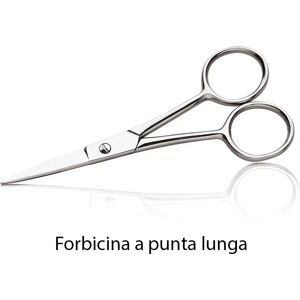 Forbicina a punta lunga in acciaio inox per manicure e pedicure