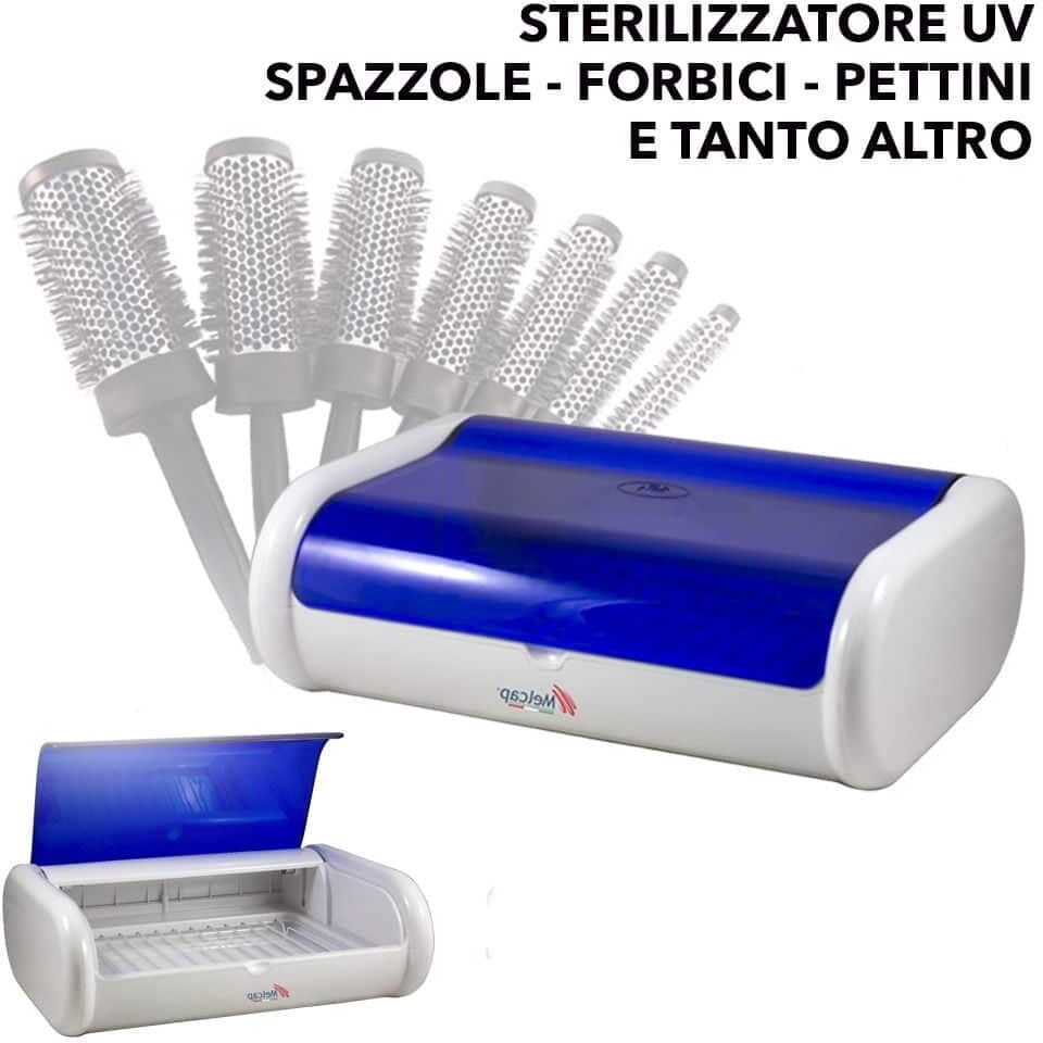 STERILIZZATORE UV PER PARRUCCHIERE BARBIERE SPAZZOLE PETTINI FORBICI GRANDE BIGGER MELCAP