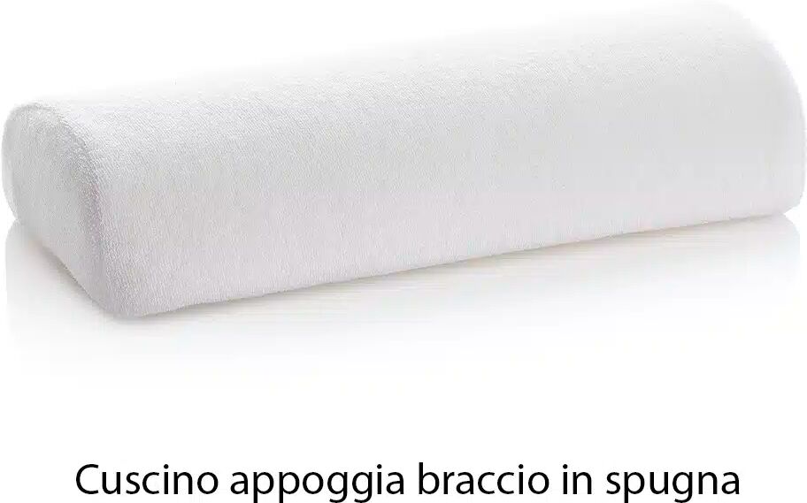 Cuscino appoggia braccio in spugna bianco