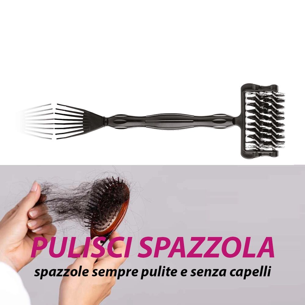 Pulisci spazzola universale per eliminare capelli e residui
