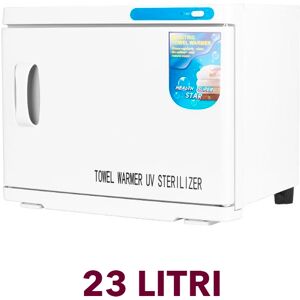 sterilizzatore scaldasalviette asciugamani 23 litri scalda asciugamani hot cabinet bianco o nero