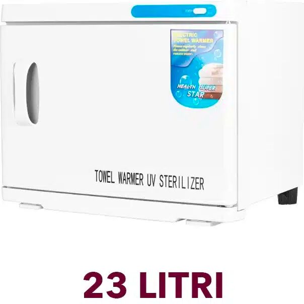 Sterilizzatore Scaldasalviette asciugamani 23 LITRI SCALDA ASCIUGAMANI hot cabinet bianco o nero