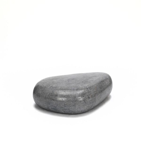 stones tavolino moderno pietra grigio cm 74 x 123 x h 27
