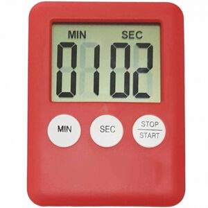 trade shop traesio timer digitale 716 da cucina small compatto lcd allarme sonoro con magnete frigo
