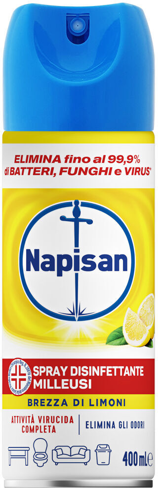 Napisan Spray Disinfettante Milleusi Brezza di Limoni 400 ml -