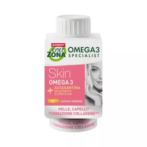 Enervit Enerzona Omega3 RX Skin Integratore di collagene per pelle e capelli 42 capsule