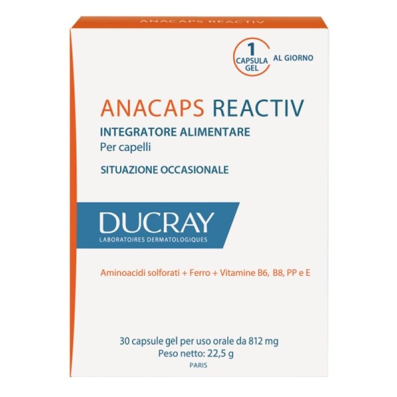 Ducray Anacaps Reactiv Integratore per capelli 30 capsule