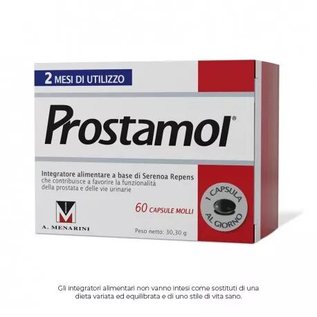 Menarini Prostamol Integratore per la prostata 60 Capsule Molli