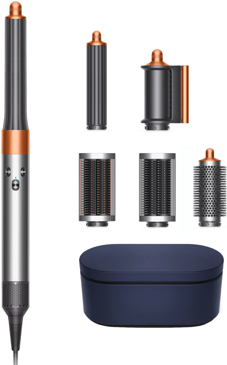 dyson airwrap styler completo per capelli lunghi edizione nichel/rame