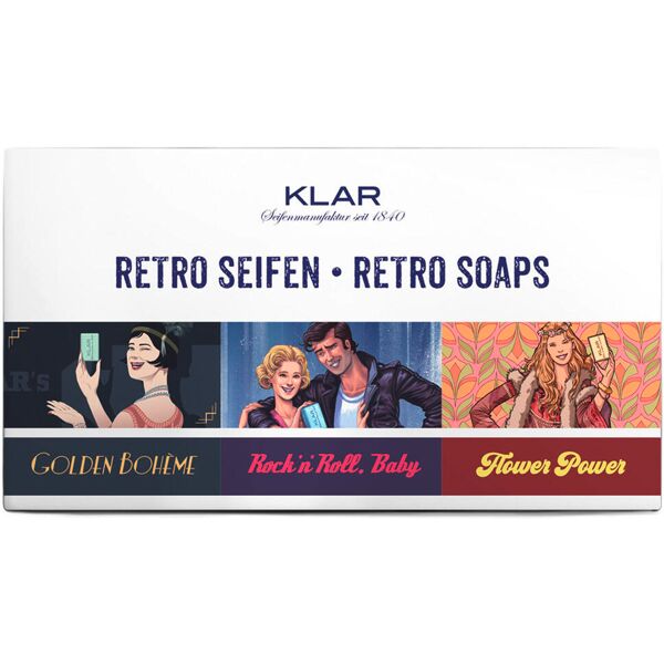 klar set di sapone retrò