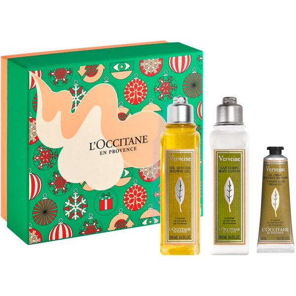 l'occitane set regalo per la cura del corpo verbena xmas 23