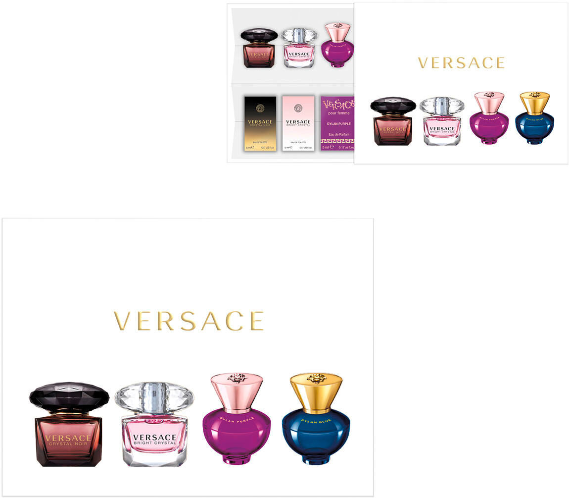 versace women miniature set 4 x 5 ml