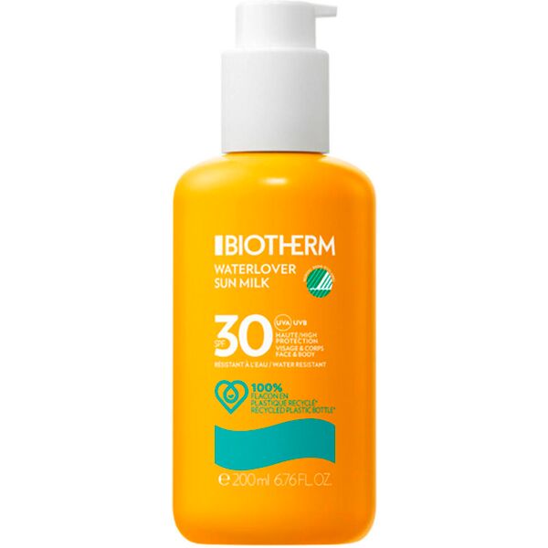 biotherm waterlover sun milk sonnenmilch spf 30, 200 ml