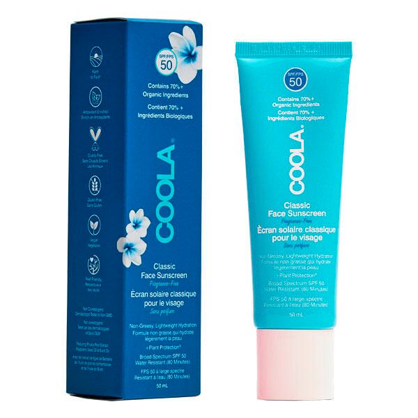 coola classic spf 50 face lotion fragrance-free 50 ml