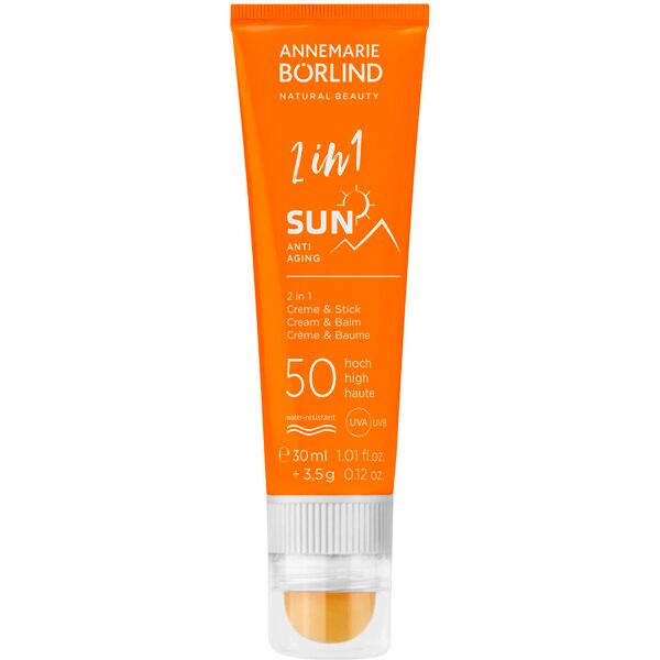 annemarie bÖrlind sun crema e stick solare 2in1 spf 50 30 ml + 3,5 g