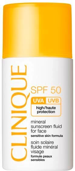 clinique mineral fluid for face spf50, 30 ml