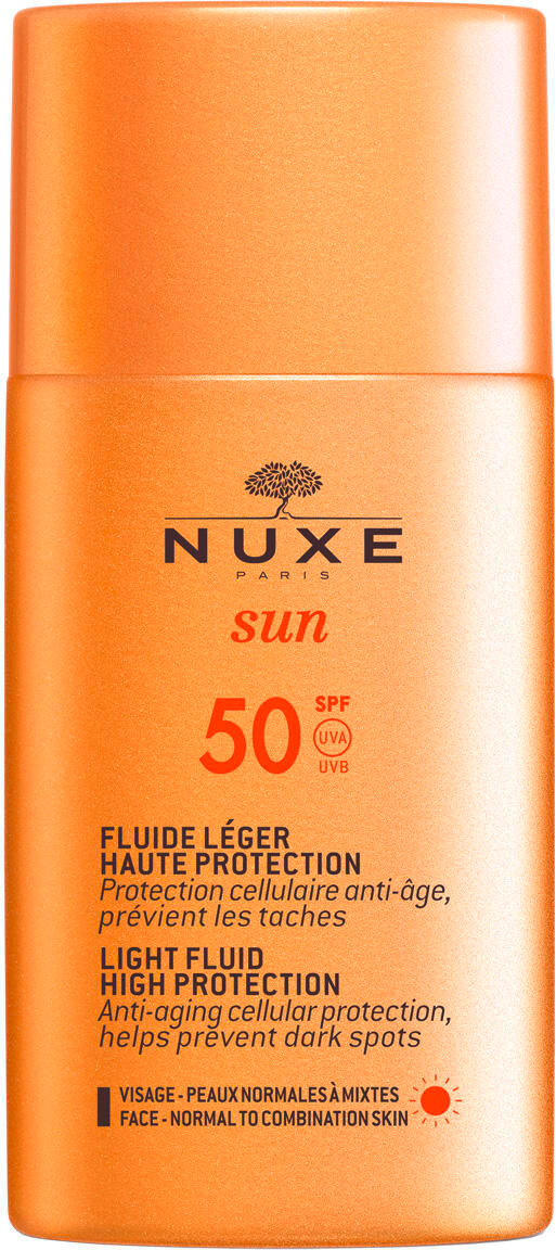 nuxe sun viso fluido spf 50 50 ml