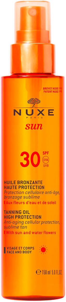 nuxe sun olio solare viso e corpo spf 30 150 ml