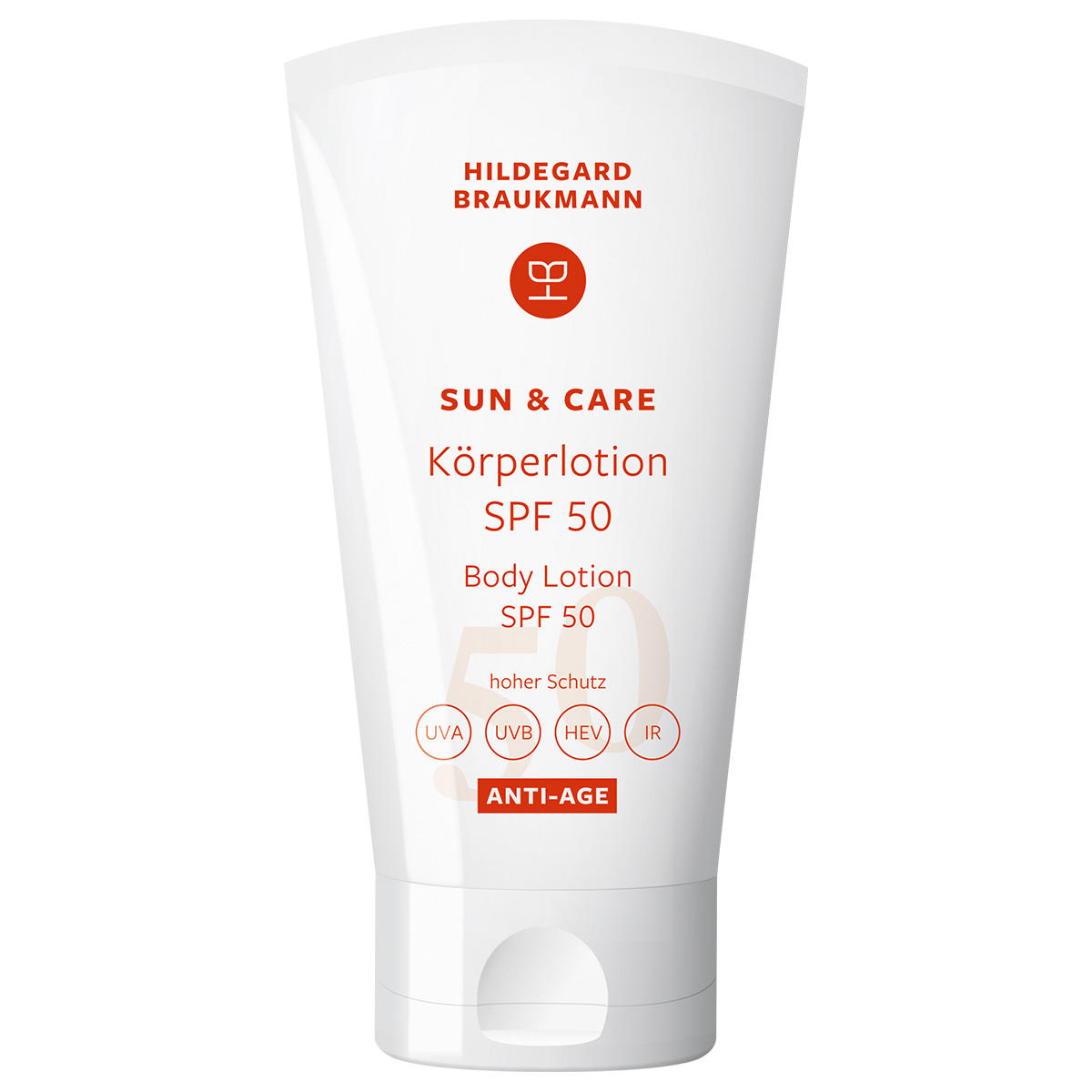 hildegard braukmann sun & care lozione corpo anti-età spf 50 150 ml