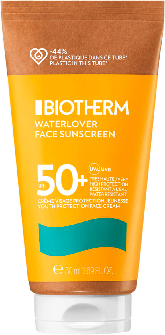 biotherm waterlover anti-aging face sunscreen spf 50+ 50 ml