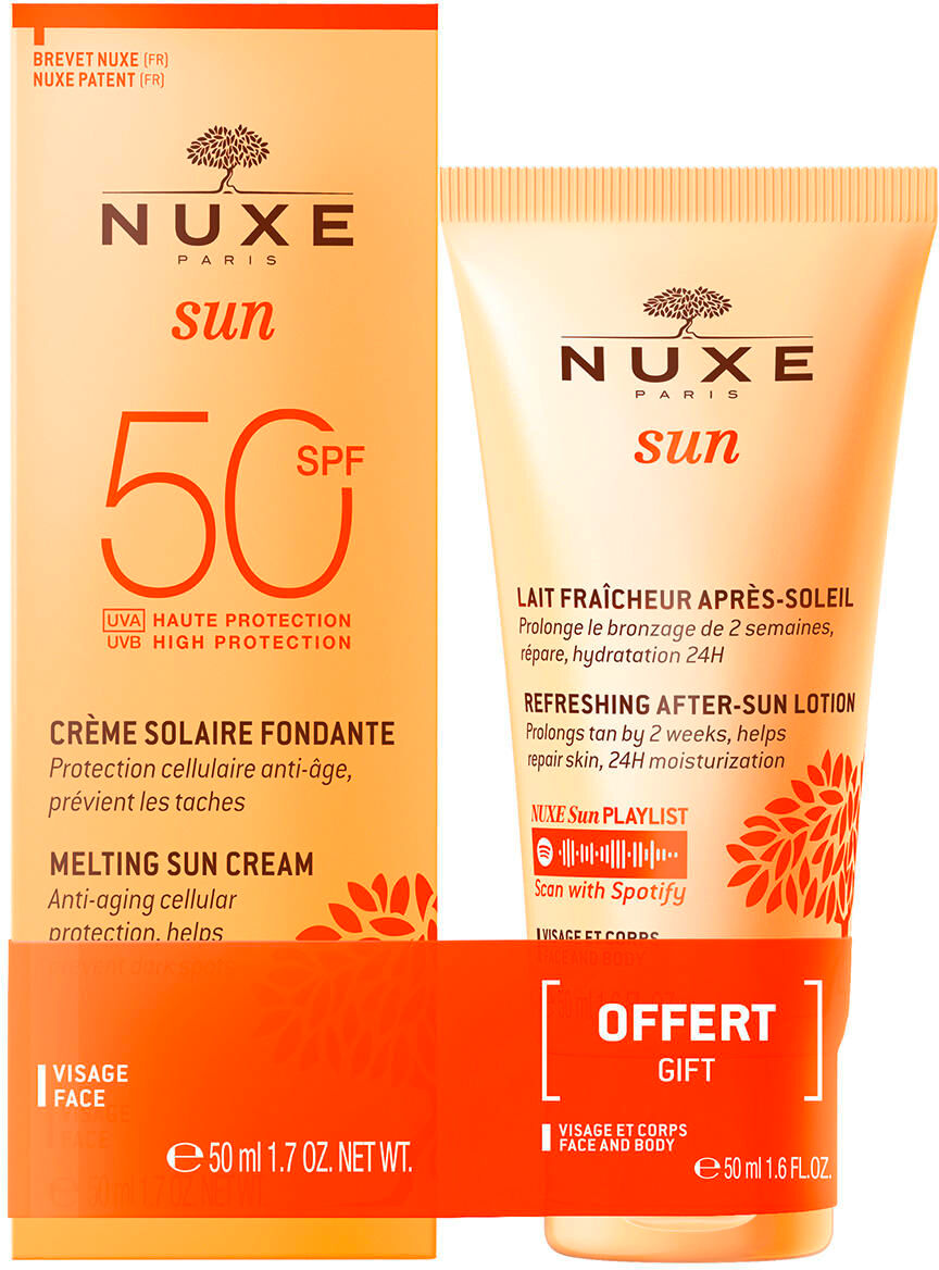 nuxe sun set crème solaire fondante spf 50