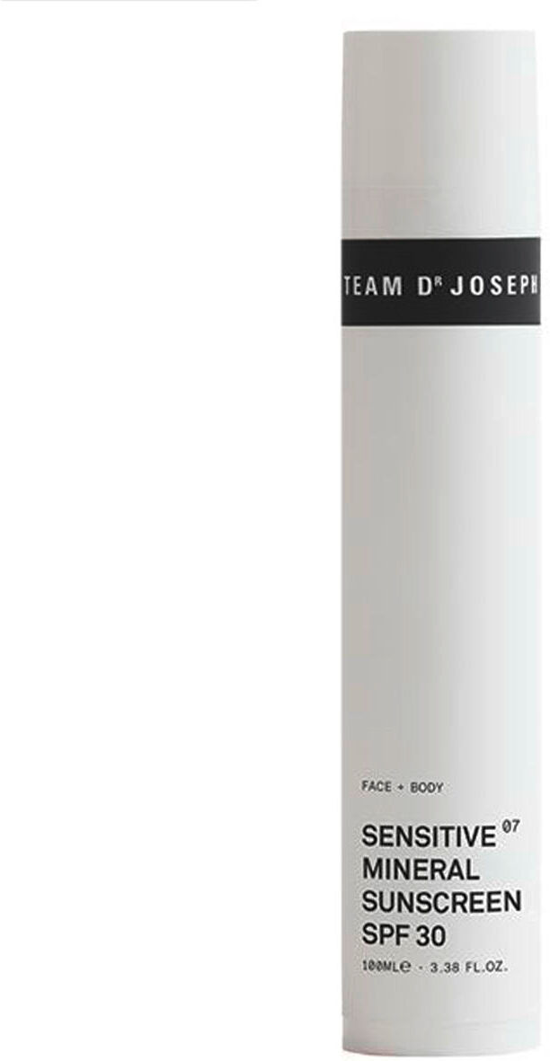 team dr joseph sensitive mineral sunscreen spf 30 100 ml