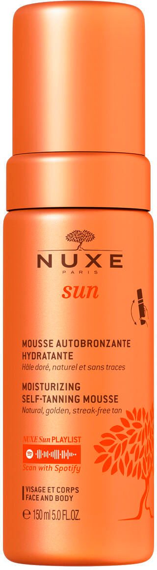 nuxe sun mousse autoabbronzante idratante 150 ml