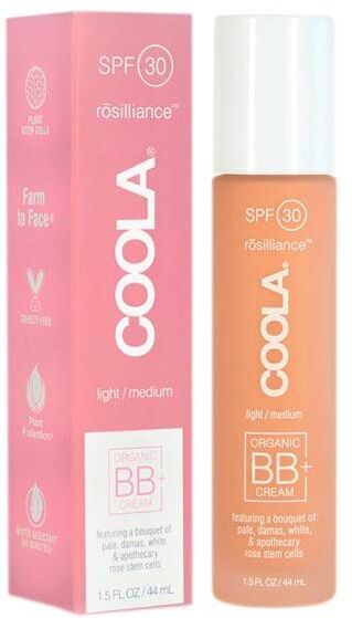 coola rosilliance organic bb+ cream spf 30 light/medium , 44 ml