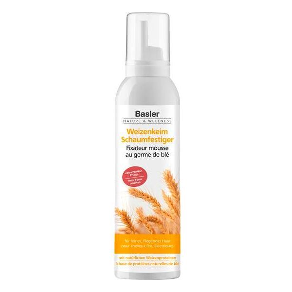 basler nature & wellness mousse di germe di grano bomboletta aerosol 200 ml