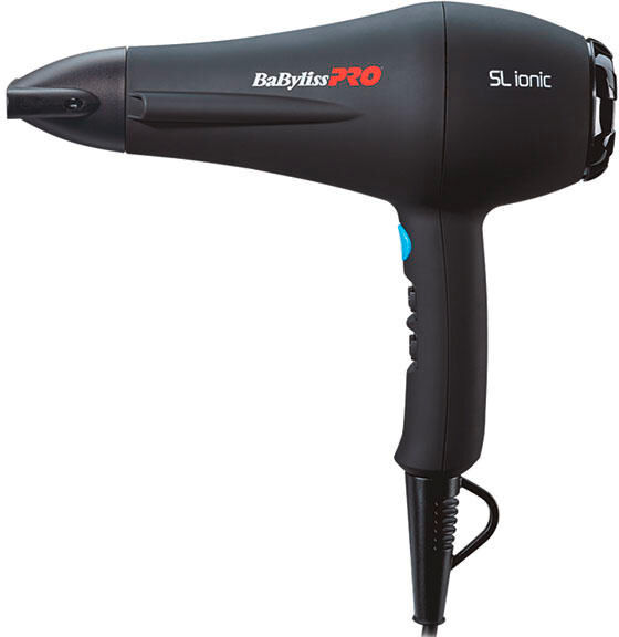 babyliss pro asciugacapelli sl ionico sl ionic soft touch, nero opaco