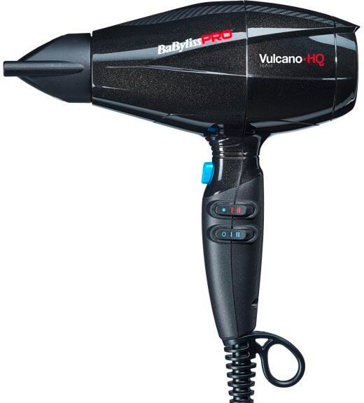 babyliss pro asciugacapelli vulcano black shimmer nero brillante