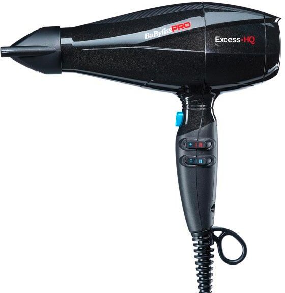 babyliss pro asciugacapelli in eccesso black shimmer nero brillante