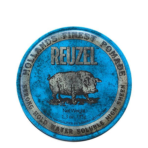 reuzel pomade blue strong hold high sheen 35 g