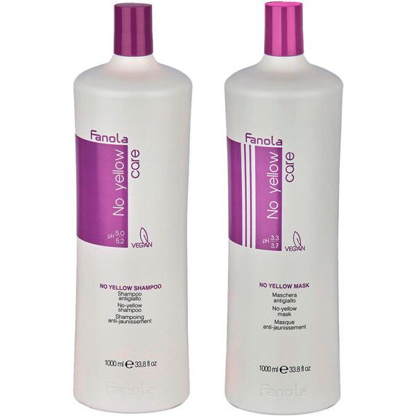 fanola no yellow set 2 (shampoo 1000 ml + mask 1000 ml)