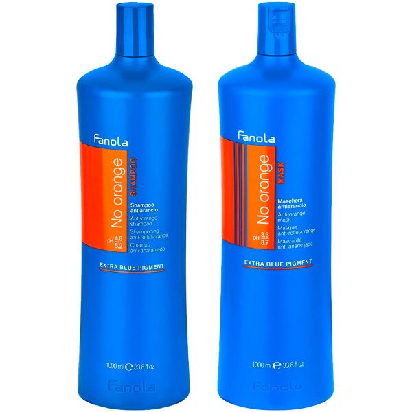 fanola no orange set 2 (shampoo 1000 ml + mask 1000 ml)