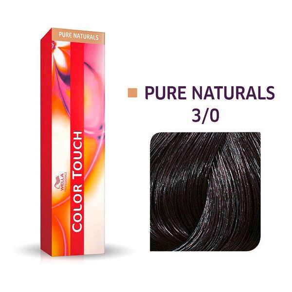 wella color touch pure naturals 3/0 marrone scuro