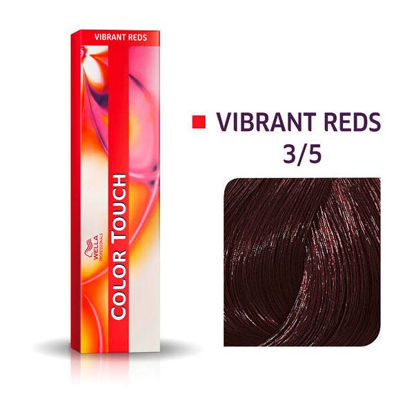 wella color touch vibrant reds 3/5 mogano marrone scuro