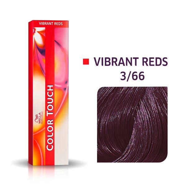 wella color touch vibrant reds 3/66 marrone scuro viola intensivo