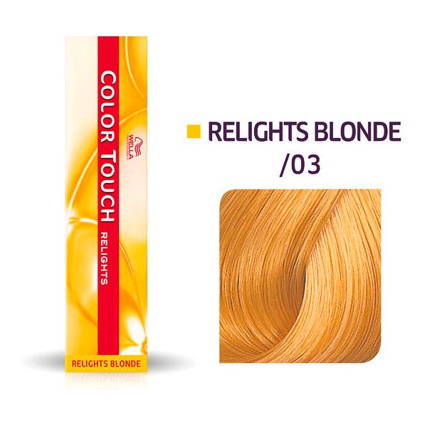 wella color touch relights blonde /03 natura oro