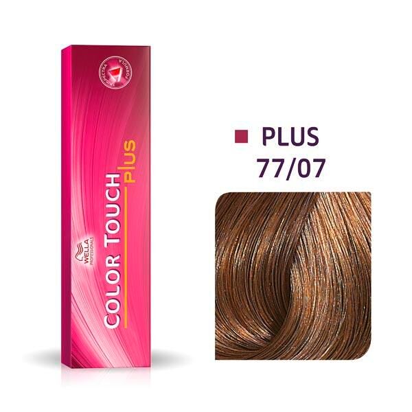 wella color touch plus 77/07 biondo medio intensivo marrone naturale