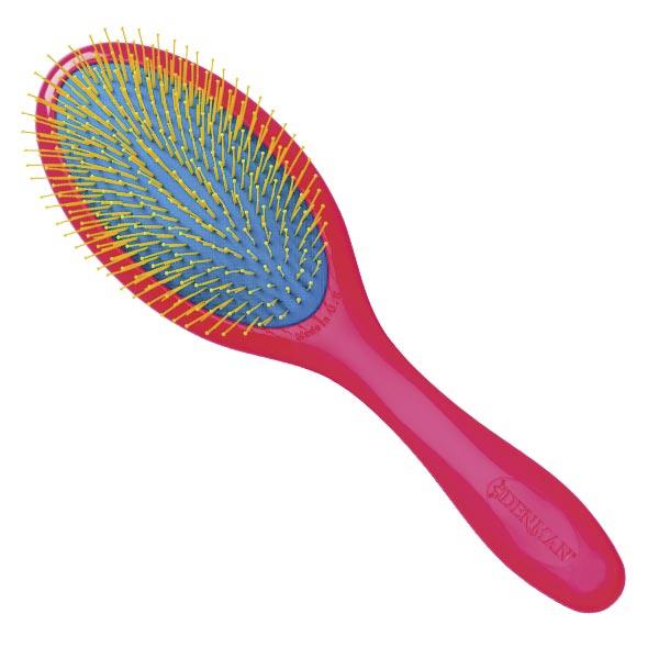 denman tangle tamer gentle detangling brush rosa rosa