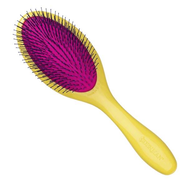 denman tangle tamer gentle detangling brush giallo giallo