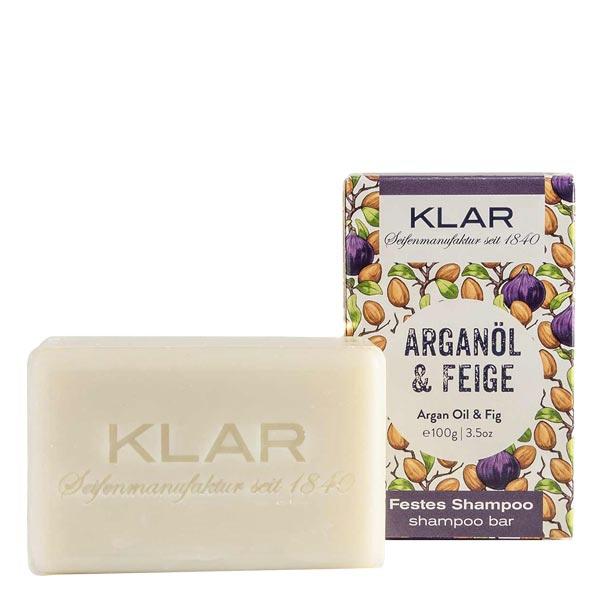 klar shampoo solido olio di argan & fico 100 g