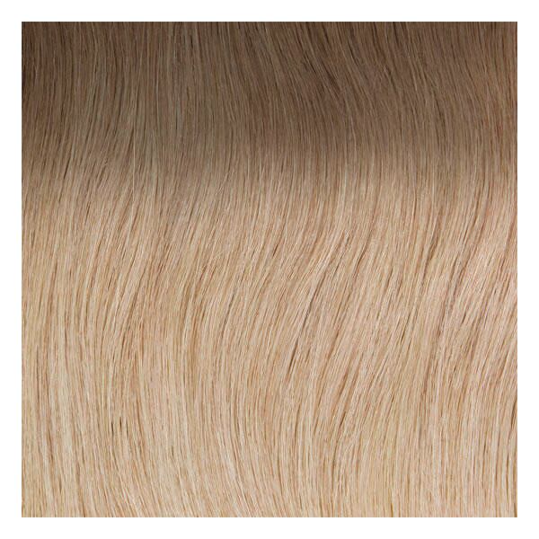 balmain fill-in extensions 40 cm 10aa om super light blonde double ash ombré