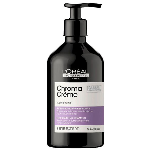 l'oréal professionnel paris serie expert chroma crème professional shampoo purple 500 ml viola