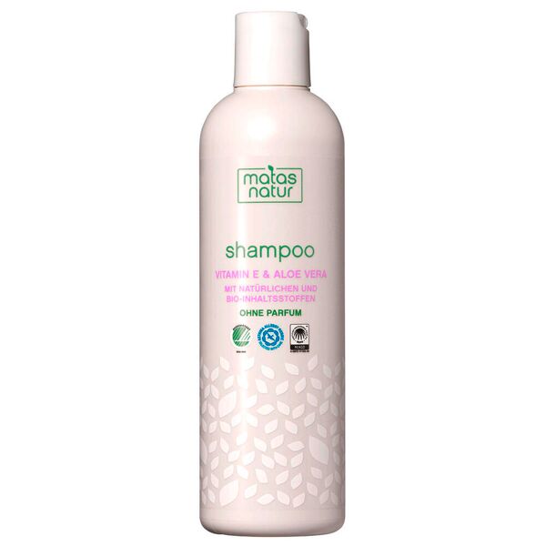 matas natur shampoo con aloe vera biologica e vitamina e 400 ml