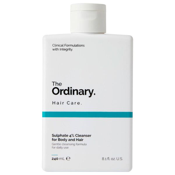 the ordinary hair care sulphate 4% cleanser for body and hair 240 ml